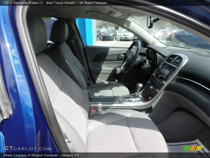 Blue Topaz Metallic / Jet Black/Titanium 2013 Chevrolet Malibu LT