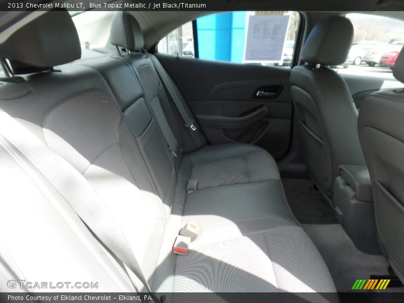 Blue Topaz Metallic / Jet Black/Titanium 2013 Chevrolet Malibu LT