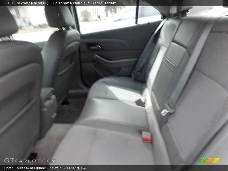 Blue Topaz Metallic / Jet Black/Titanium 2013 Chevrolet Malibu LT
