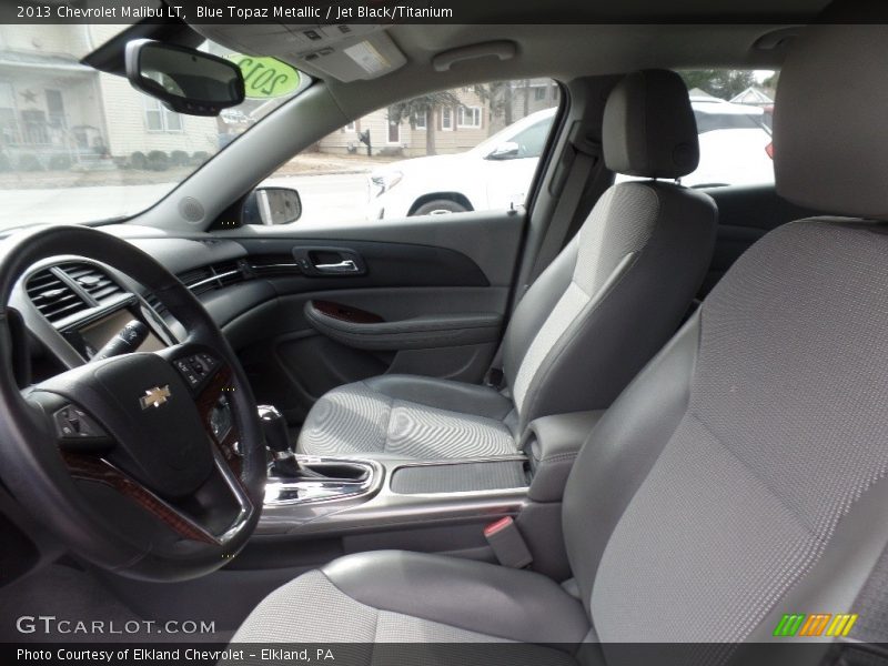 Blue Topaz Metallic / Jet Black/Titanium 2013 Chevrolet Malibu LT