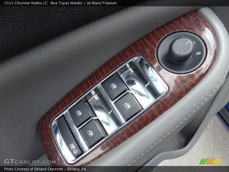 Blue Topaz Metallic / Jet Black/Titanium 2013 Chevrolet Malibu LT