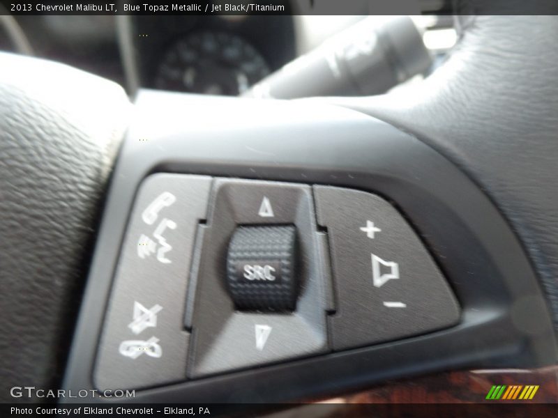 Blue Topaz Metallic / Jet Black/Titanium 2013 Chevrolet Malibu LT