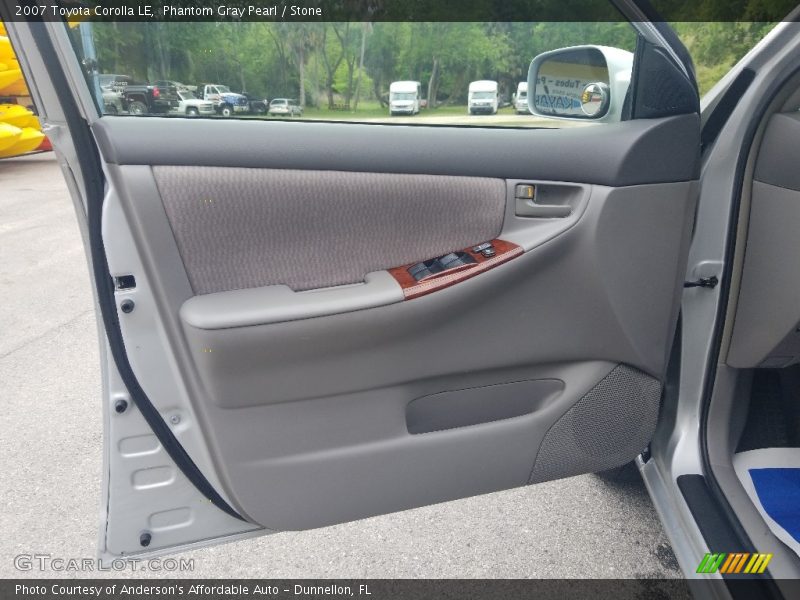 Phantom Gray Pearl / Stone 2007 Toyota Corolla LE