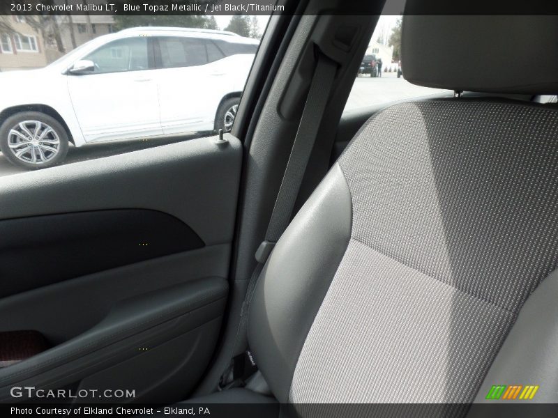 Blue Topaz Metallic / Jet Black/Titanium 2013 Chevrolet Malibu LT