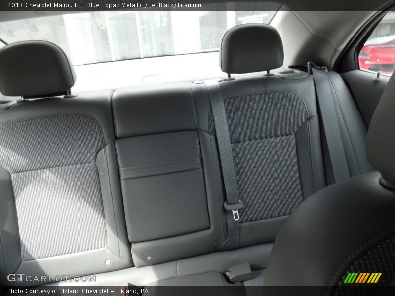 Blue Topaz Metallic / Jet Black/Titanium 2013 Chevrolet Malibu LT