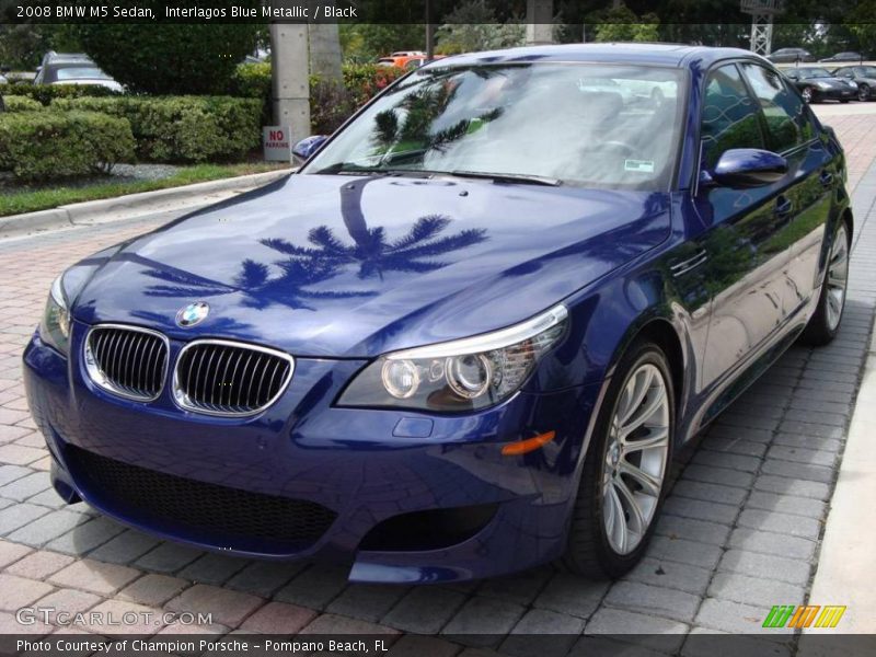 Interlagos Blue Metallic / Black 2008 BMW M5 Sedan