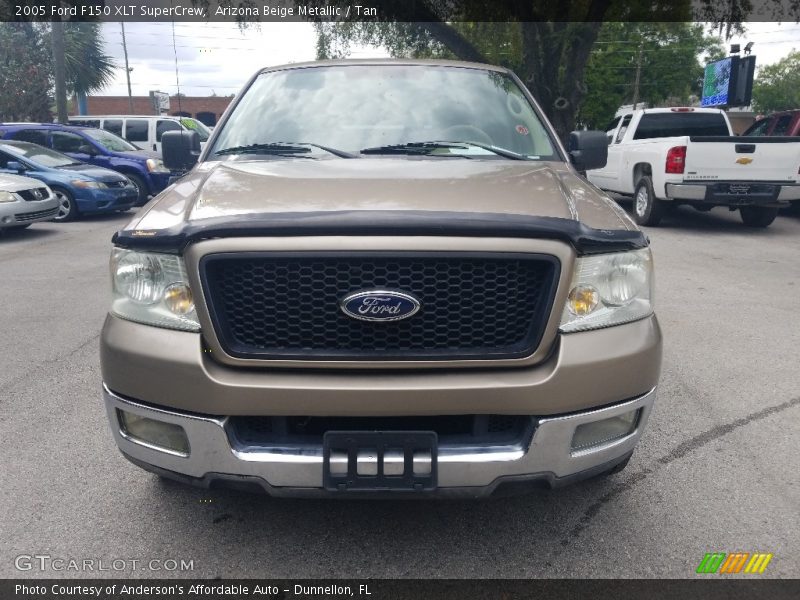 Arizona Beige Metallic / Tan 2005 Ford F150 XLT SuperCrew