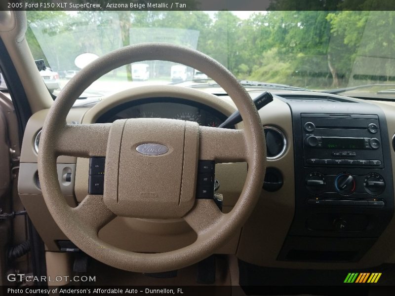 Arizona Beige Metallic / Tan 2005 Ford F150 XLT SuperCrew