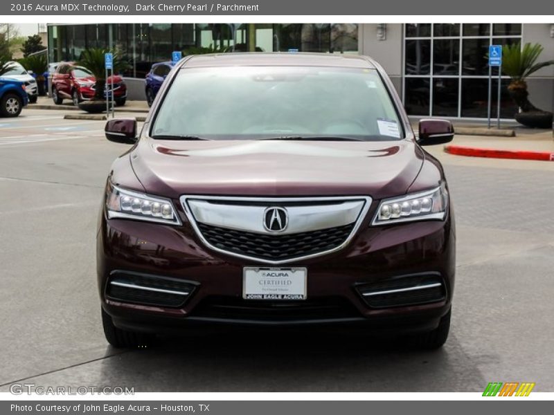 Dark Cherry Pearl / Parchment 2016 Acura MDX Technology