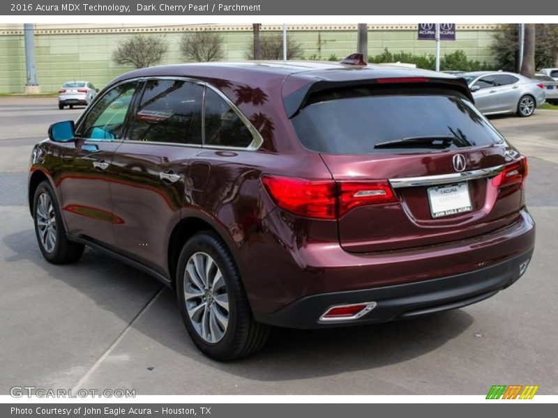 Dark Cherry Pearl / Parchment 2016 Acura MDX Technology