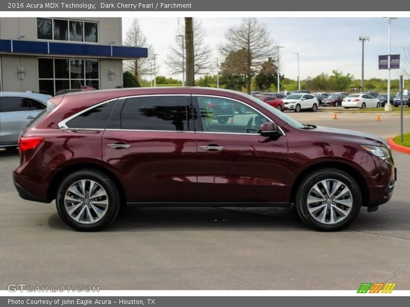 Dark Cherry Pearl / Parchment 2016 Acura MDX Technology