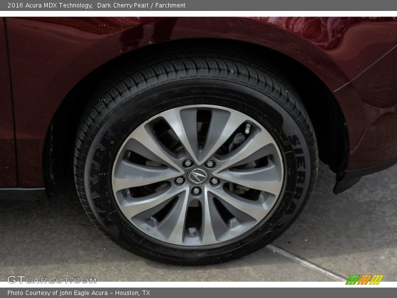 Dark Cherry Pearl / Parchment 2016 Acura MDX Technology