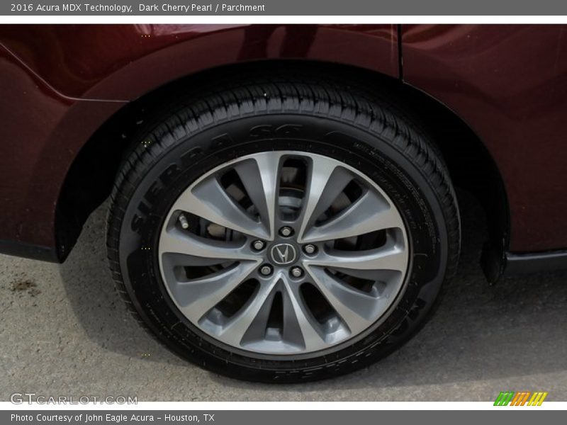 Dark Cherry Pearl / Parchment 2016 Acura MDX Technology