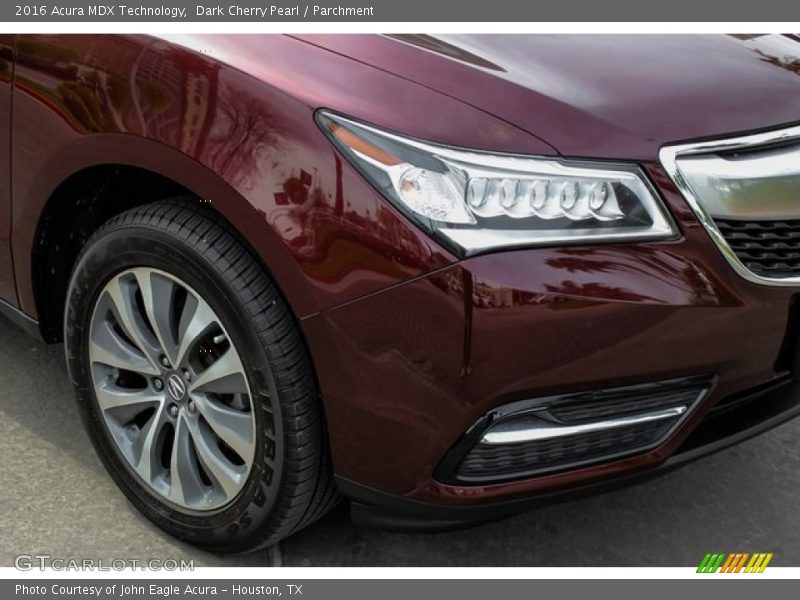 Dark Cherry Pearl / Parchment 2016 Acura MDX Technology