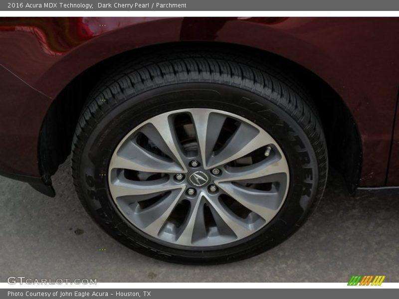 Dark Cherry Pearl / Parchment 2016 Acura MDX Technology