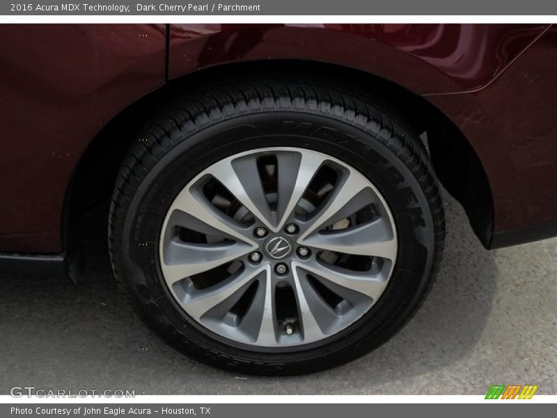 Dark Cherry Pearl / Parchment 2016 Acura MDX Technology