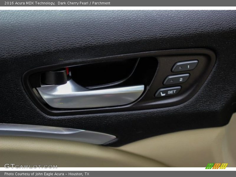 Dark Cherry Pearl / Parchment 2016 Acura MDX Technology