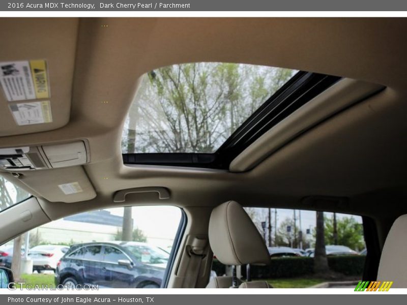 Dark Cherry Pearl / Parchment 2016 Acura MDX Technology