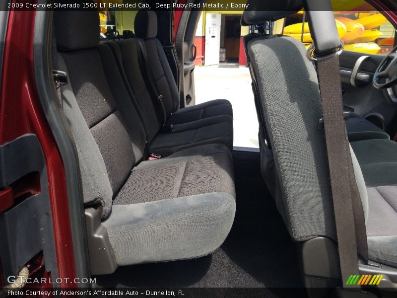 Deep Ruby Red Metallic / Ebony 2009 Chevrolet Silverado 1500 LT Extended Cab