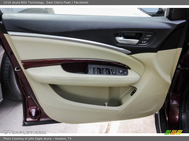 Dark Cherry Pearl / Parchment 2016 Acura MDX Technology