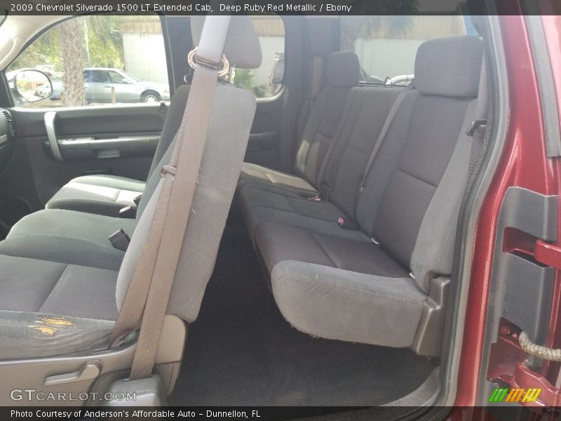 Deep Ruby Red Metallic / Ebony 2009 Chevrolet Silverado 1500 LT Extended Cab