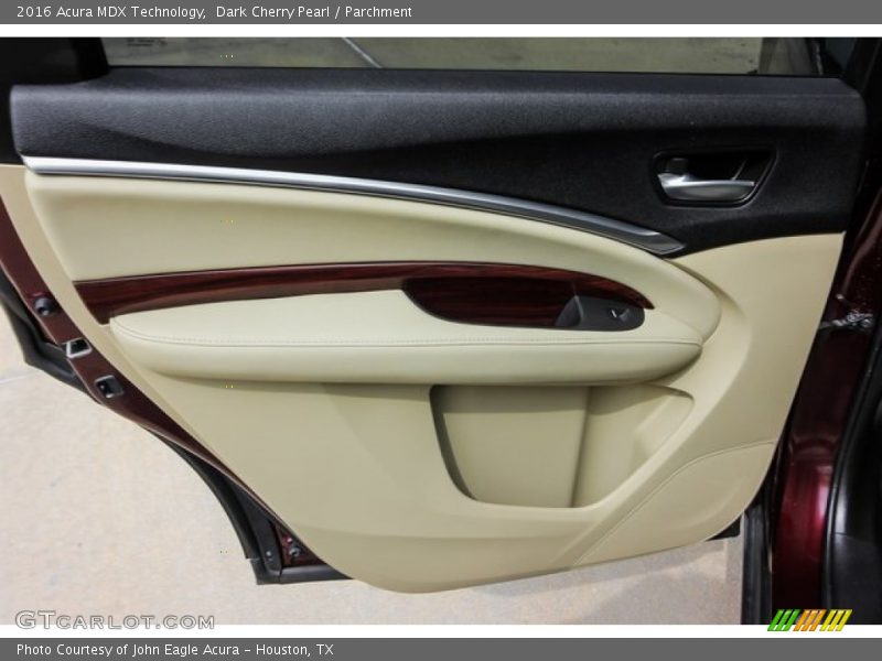 Dark Cherry Pearl / Parchment 2016 Acura MDX Technology