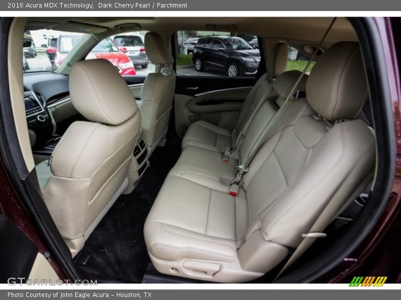 Dark Cherry Pearl / Parchment 2016 Acura MDX Technology