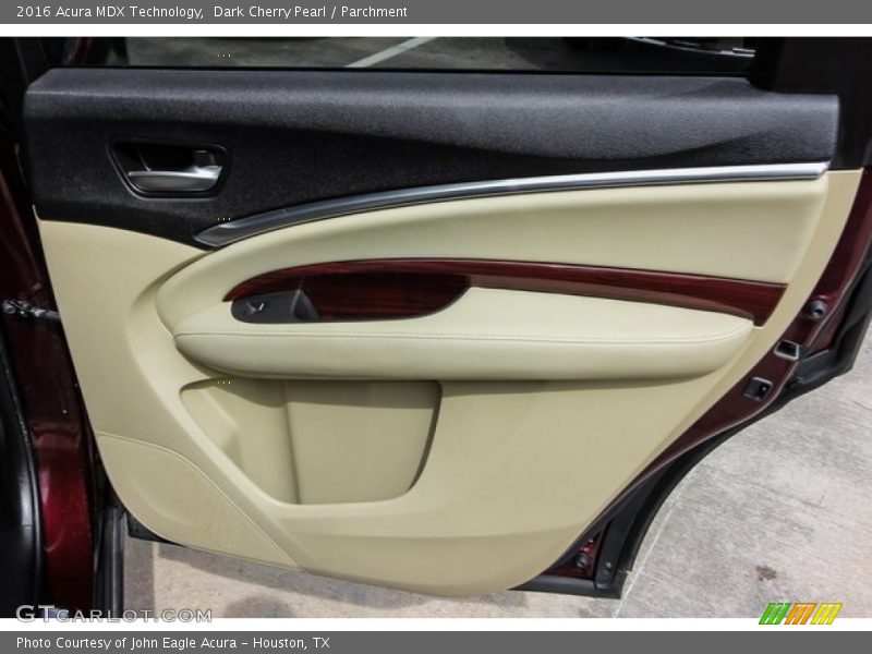 Dark Cherry Pearl / Parchment 2016 Acura MDX Technology