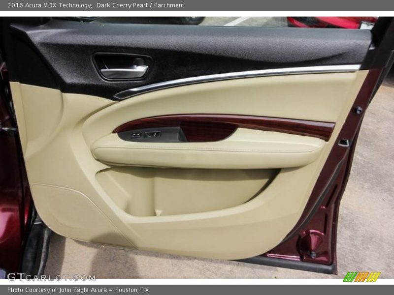 Dark Cherry Pearl / Parchment 2016 Acura MDX Technology
