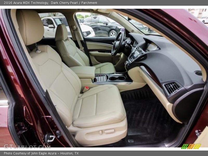 Dark Cherry Pearl / Parchment 2016 Acura MDX Technology