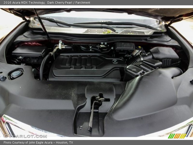 Dark Cherry Pearl / Parchment 2016 Acura MDX Technology