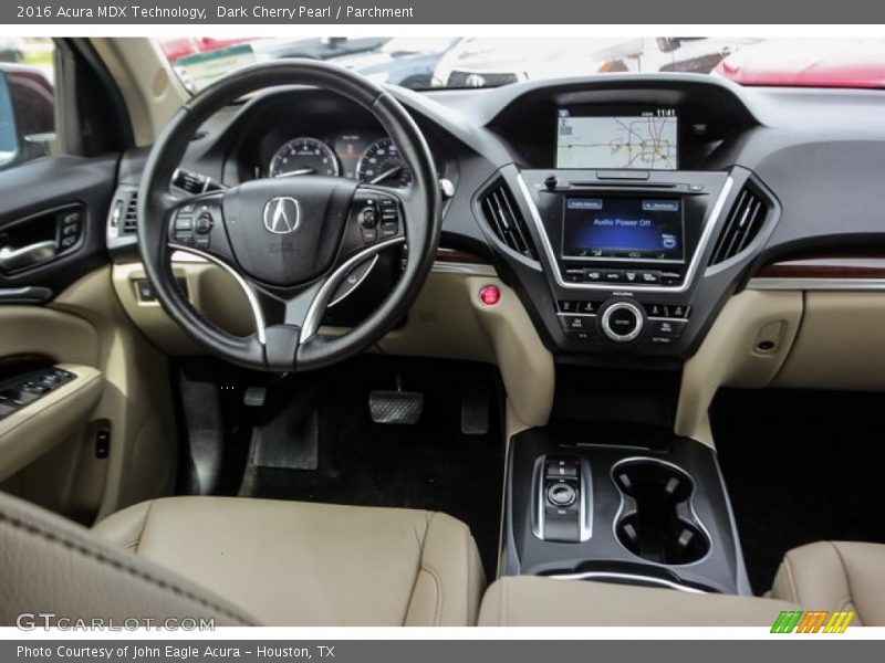 Dark Cherry Pearl / Parchment 2016 Acura MDX Technology