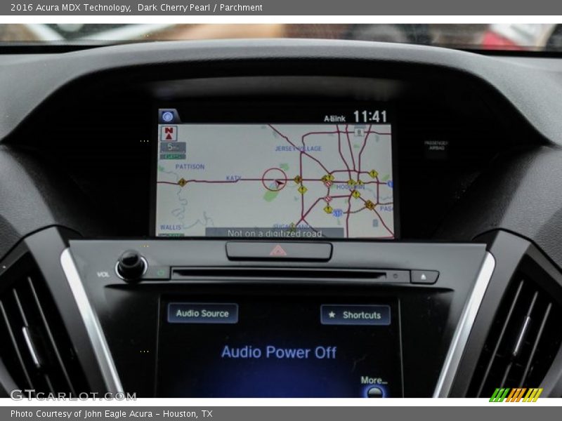 Dark Cherry Pearl / Parchment 2016 Acura MDX Technology