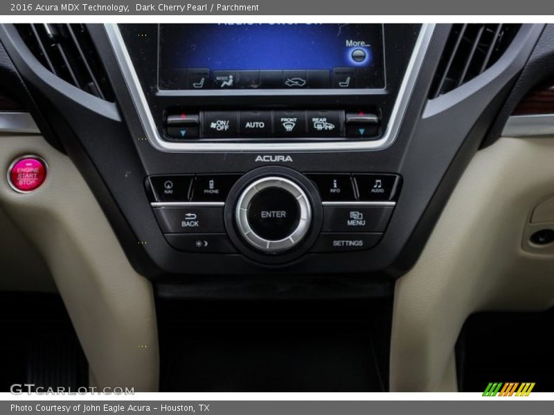 Dark Cherry Pearl / Parchment 2016 Acura MDX Technology