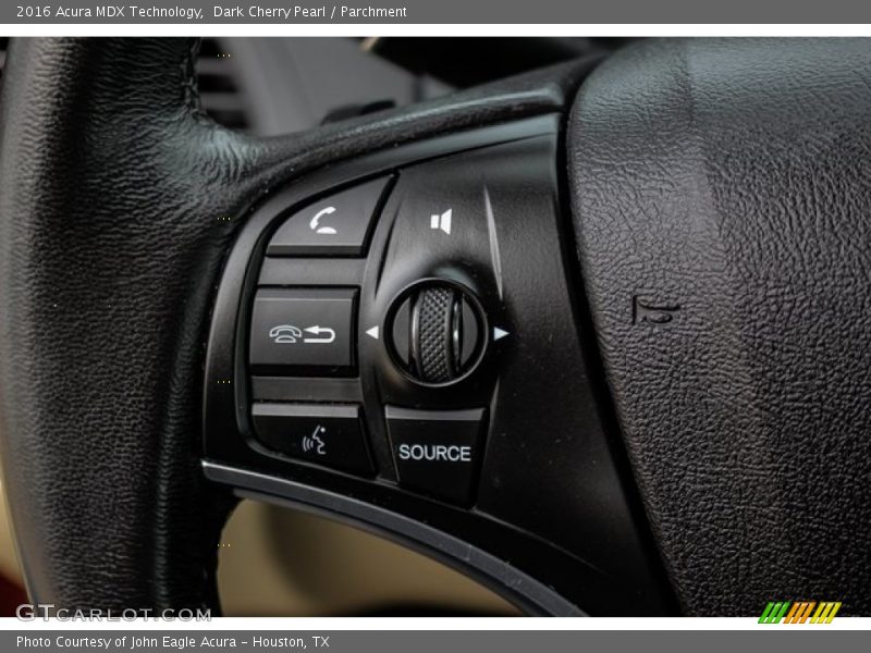Dark Cherry Pearl / Parchment 2016 Acura MDX Technology