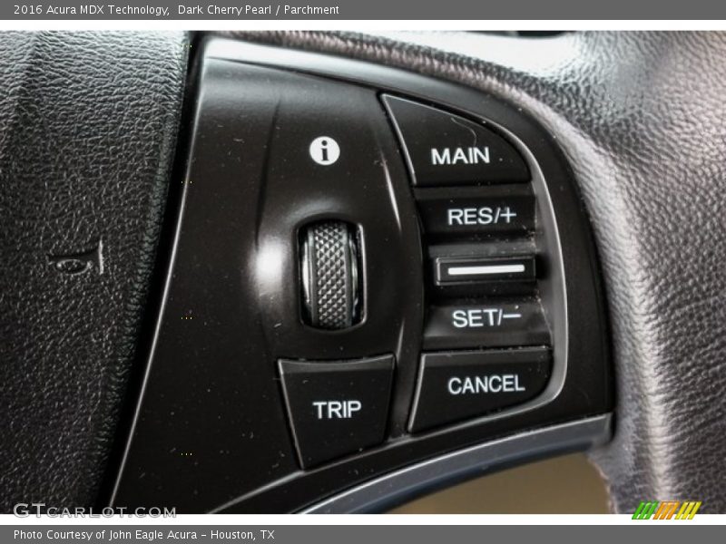 Dark Cherry Pearl / Parchment 2016 Acura MDX Technology