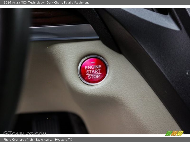 Dark Cherry Pearl / Parchment 2016 Acura MDX Technology