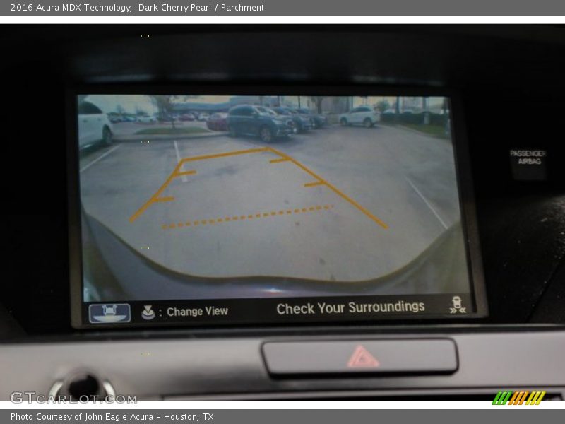 Dark Cherry Pearl / Parchment 2016 Acura MDX Technology