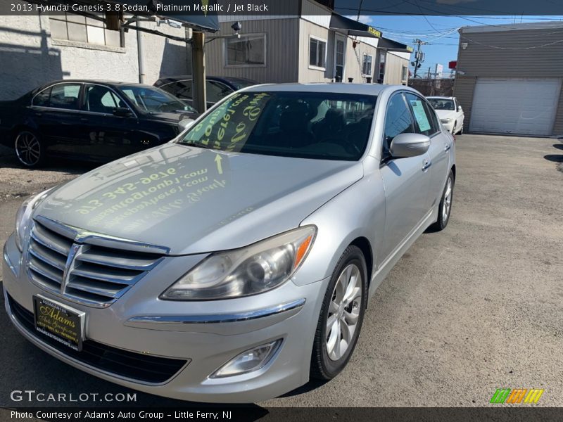 Platinum Metallic / Jet Black 2013 Hyundai Genesis 3.8 Sedan