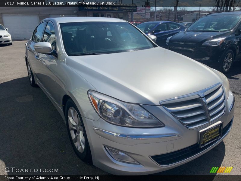 Platinum Metallic / Jet Black 2013 Hyundai Genesis 3.8 Sedan