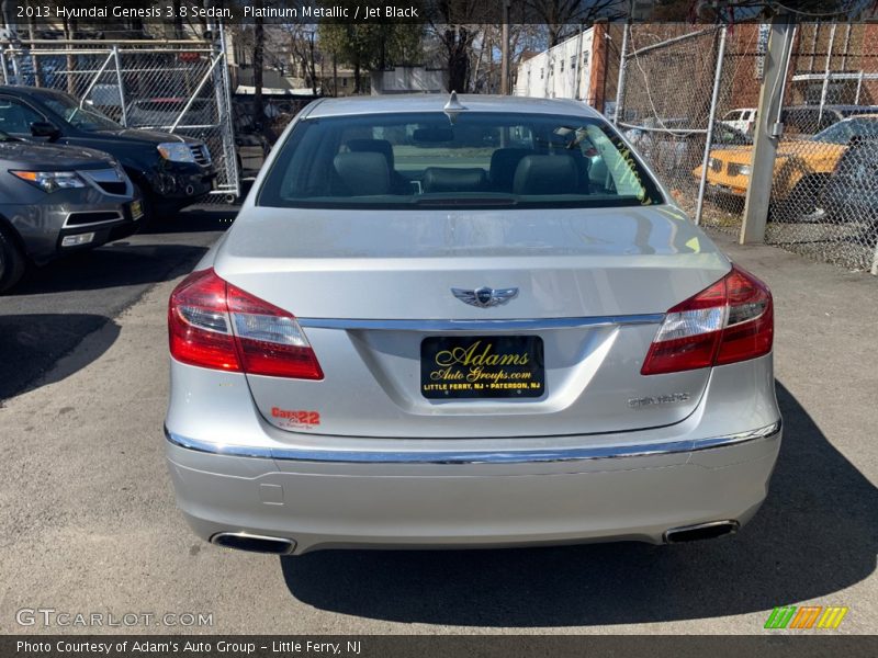 Platinum Metallic / Jet Black 2013 Hyundai Genesis 3.8 Sedan