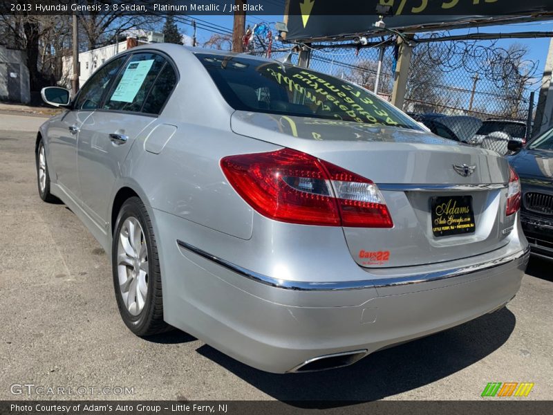 Platinum Metallic / Jet Black 2013 Hyundai Genesis 3.8 Sedan