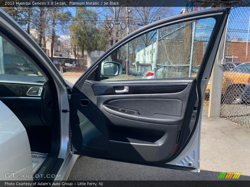 Platinum Metallic / Jet Black 2013 Hyundai Genesis 3.8 Sedan