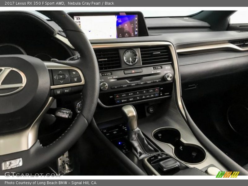 Nebula Gray Pearl / Black 2017 Lexus RX 350 F Sport AWD