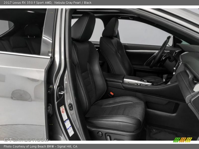 Nebula Gray Pearl / Black 2017 Lexus RX 350 F Sport AWD