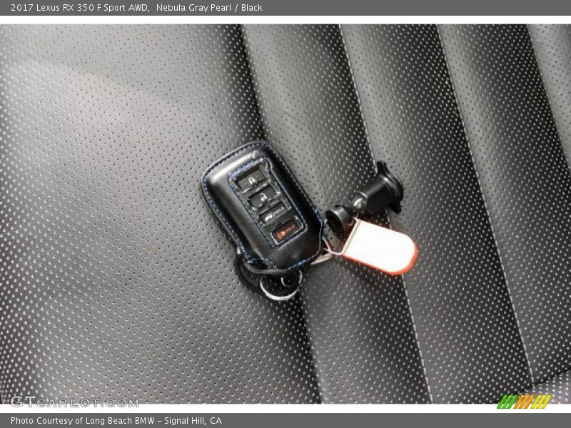 Nebula Gray Pearl / Black 2017 Lexus RX 350 F Sport AWD