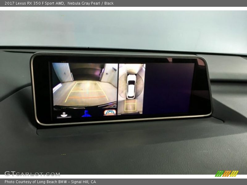 Nebula Gray Pearl / Black 2017 Lexus RX 350 F Sport AWD