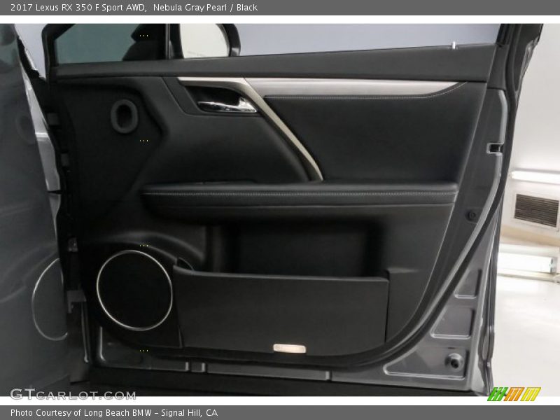 Nebula Gray Pearl / Black 2017 Lexus RX 350 F Sport AWD