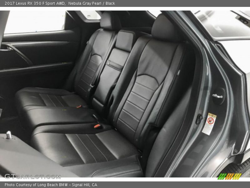 Nebula Gray Pearl / Black 2017 Lexus RX 350 F Sport AWD