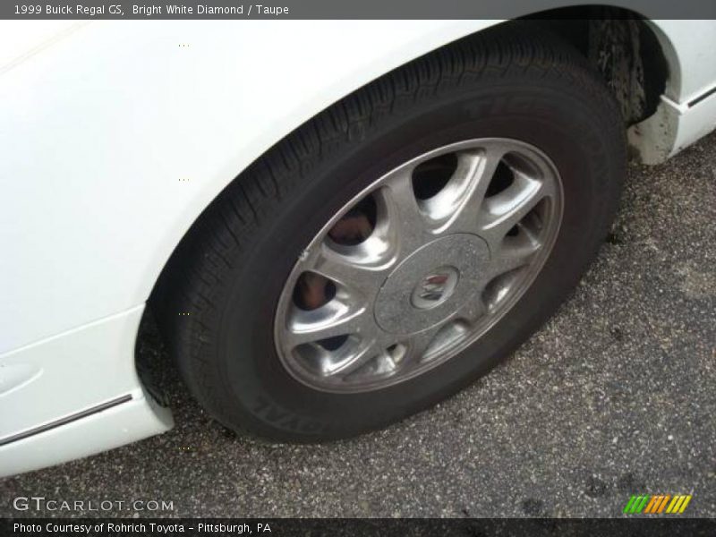 Bright White Diamond / Taupe 1999 Buick Regal GS